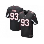 Men's Nike Arizona Cardinals #93 Jarvis Jones Elite Black Alternate NFL Jersey