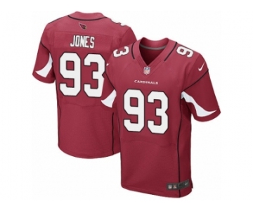 Men's Nike Arizona Cardinals #93 Jarvis Jones Elite Red Team Color NFL Jersey