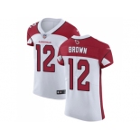 Nike Arizona Cardinals #12 John Brown White Men Stitched NFL Vapor Untouchable Elite Jersey