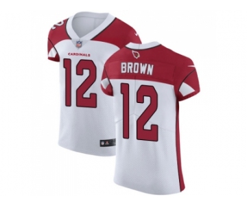 Nike Arizona Cardinals #12 John Brown White Men Stitched NFL Vapor Untouchable Elite Jersey