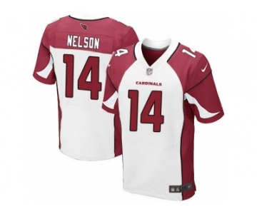 Nike Arizona Cardinals #14 J.J. Nelson white jerseys[Elite]