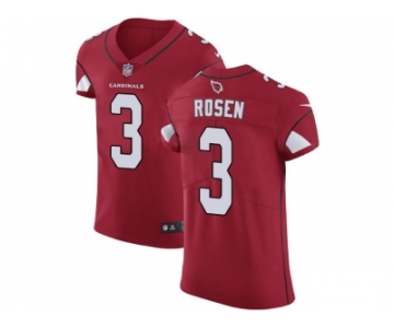 Nike Arizona Cardinals #3 Josh Rosen Red Team Color Men Stitched NFL Vapor Untouchable Elite Jersey