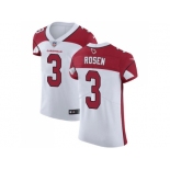 Nike Arizona Cardinals #3 Josh Rosen White Men Stitched NFL Vapor Untouchable Elite Jersey