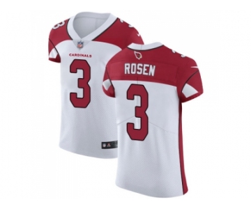 Nike Arizona Cardinals #3 Josh Rosen White Men Stitched NFL Vapor Untouchable Elite Jersey