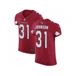 Nike Arizona Cardinals #31 David Johnson Red Team Color Men Stitched NFL Vapor Untouchable Elite Jersey