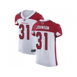 Nike Arizona Cardinals #31 David Johnson White Men Stitched NFL Vapor Untouchable Elite Jersey