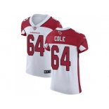 Nike Arizona Cardinals #64 Mason Cole White Men Stitched NFL Vapor Untouchable Elite Jersey