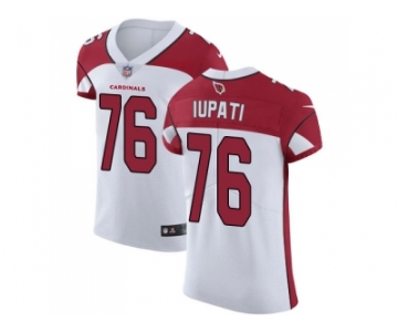 Nike Arizona Cardinals #76 Mike Iupati White Men Stitched NFL Vapor Untouchable Elite Jersey