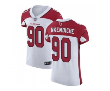 Nike Arizona Cardinals #90 Robert Nkemdiche White Men Stitched NFL Vapor Untouchable Elite Jersey