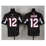 nike nfl jerseys arizona cardinals #12 brown black[Elite]