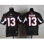 nike nfl jerseys arizona cardinals #13 brown black[Elite][brown]