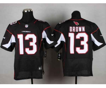 nike nfl jerseys arizona cardinals #13 brown black[Elite][brown]