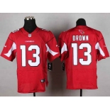 nike nfl jerseys arizona cardinals #13 brown red[Elite][brown]