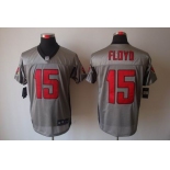 nike nfl jerseys arizona cardinals #15 floyd grey[Elite shadow]