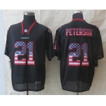 nike nfl jerseys arizona cardinals #21 peterson black[Elite USA flag fashion]