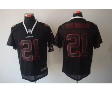 nike nfl jerseys arizona cardinals #21 peterson black[Elite lights out]