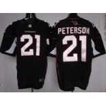 nike nfl jerseys arizona cardinals #21 peterson black[Elite]