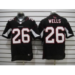 nike nfl jerseys arizona cardinals #26 wells black[Elite]