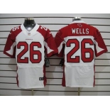 nike nfl jerseys arizona cardinals #26 wells white[Elite]