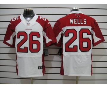 nike nfl jerseys arizona cardinals #26 wells white[Elite]