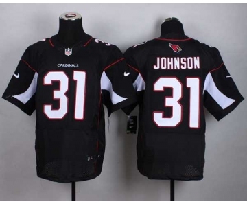 nike nfl jerseys arizona cardinals #31 johnson black[Elite][johnson]