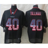 nike nfl jerseys arizona cardinals #40 pat tillman black[Elite USA flag fashion]