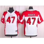 nike nfl jerseys arizona cardinals #47 riddick white[Elite]