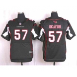 nike nfl jerseys arizona cardinals #57 okafor black[Elite]