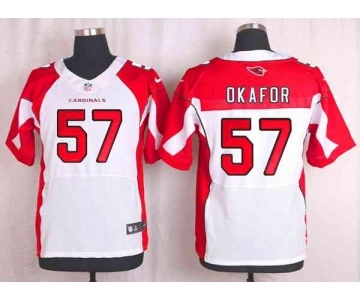 nike nfl jerseys arizona cardinals #57 okafor white[Elite]