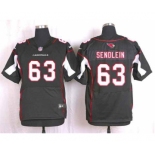 nike nfl jerseys arizona cardinals #63 sendlein black[Elite]