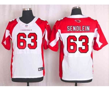 nike nfl jerseys arizona cardinals #63 sendlein white[Elite]