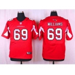 nike nfl jerseys arizona cardinals #69 williams red[Elite]