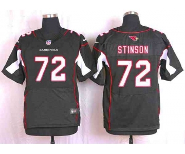 nike nfl jerseys arizona cardinals #72 stinson black[Elite]