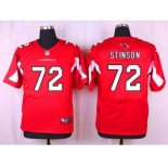 nike nfl jerseys arizona cardinals #72 stinson red[Elite]