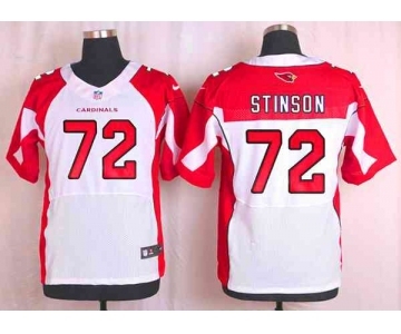 nike nfl jerseys arizona cardinals #72 stinson white[Elite]