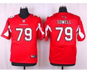 nike nfl jerseys arizona cardinals #79 sowell red[Elite]