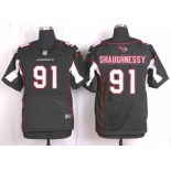 nike nfl jerseys arizona cardinals #91 shaughnessy black[Elite]