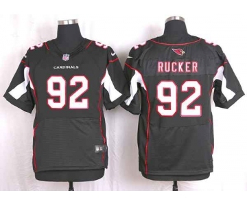 nike nfl jerseys arizona cardinals #92 rucker black[Elite]