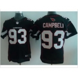 nike nfl jerseys arizona cardinals #93 campbell black[Elite]