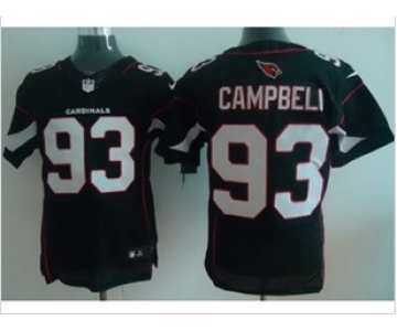 nike nfl jerseys arizona cardinals #93 campbell black[Elite]