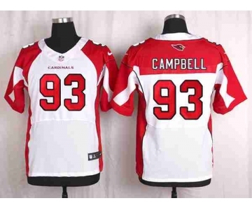 nike nfl jerseys arizona cardinals #93 campbell white[Elite]