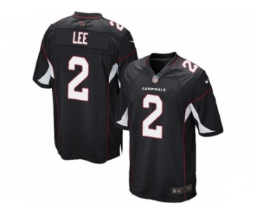 Men Nike Arizona Cardinals #2 Andy Lee Game Black Alternate NFL Jersey