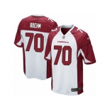 Men Nike Arizona Cardinals #70 Evan Boehm Game White NFL Jersey