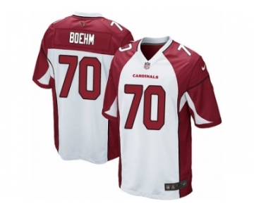 Men Nike Arizona Cardinals #70 Evan Boehm Game White NFL Jersey