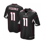 Men's Arizona Cardinals #11 Larry Fitzgerald Game Black Alternate Football Jersey