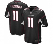 Men's Arizona Cardinals #11 Larry Fitzgerald Game Black Alternate Football Jersey