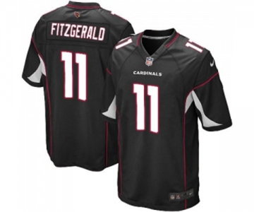 Men's Arizona Cardinals #11 Larry Fitzgerald Game Black Alternate Football Jersey