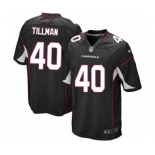 Men's Arizona Cardinals #40 Pat Tillman Game Black Alternate Football Jersey