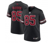 Men's Arizona Cardinals #85 Trey McBride 2024 Game Black Team Color Football Jersey