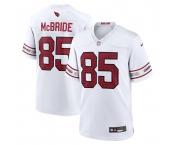 Men's Arizona Cardinals #85 Trey McBride 2024 Game White Team Color Football Jersey